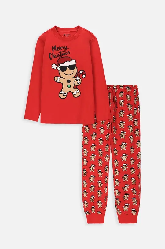 κόκκινο Παιδικές βαμβακερές πιτζάμες Coccodrillo Παιδικά