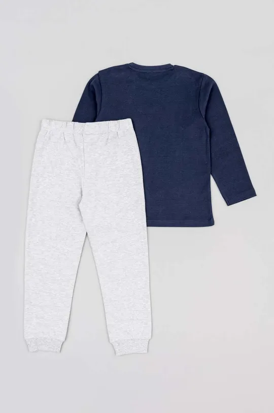Παιδικές βαμβακερές πιτζάμες zippy μπλε