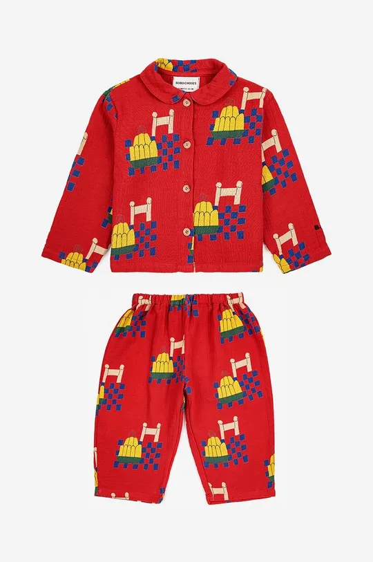 Pidžama za bebe Bobo Choses crvena