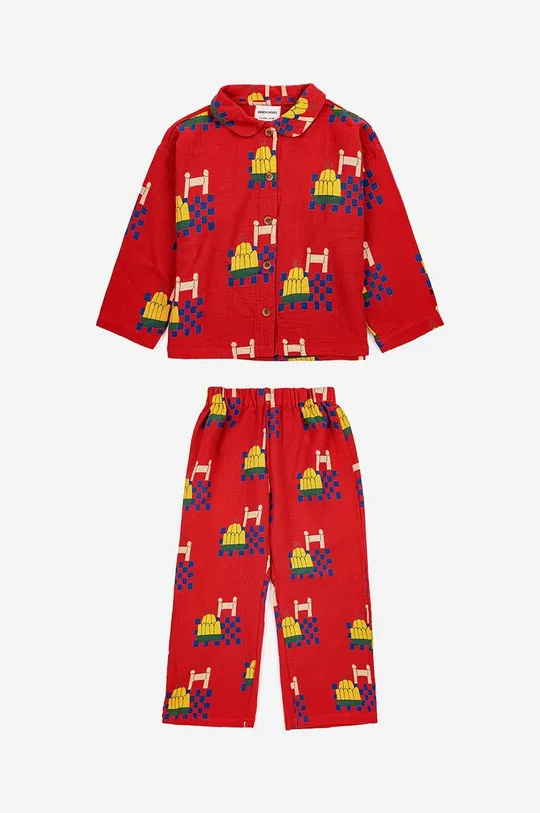 Bobo Choses gyerek pizsama piros