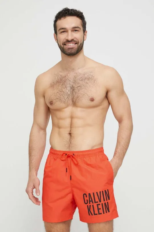 pomarańczowy Calvin Klein szorty kąpielowe Męski
