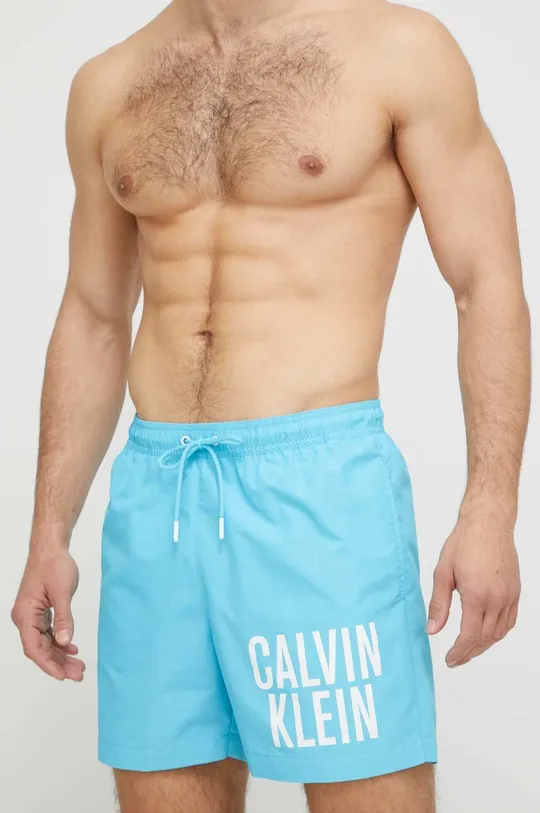 блакитний Купальні шорти Calvin Klein Чоловічий