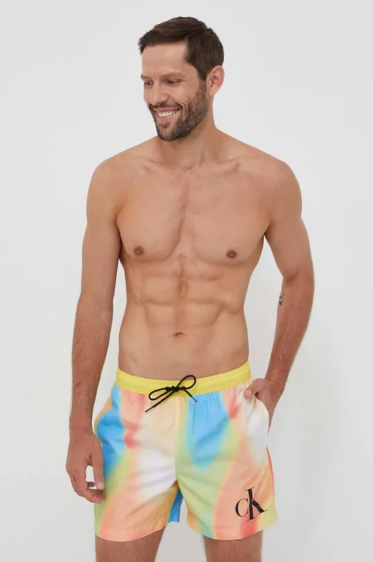 multicolor Calvin Klein szorty kąpielowe Męski
