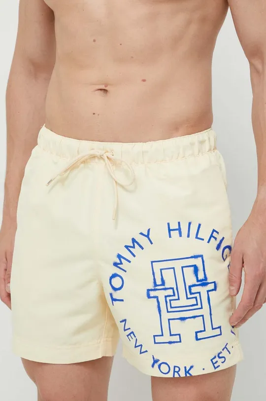 Plavkové šortky Tommy Hilfiger žltá
