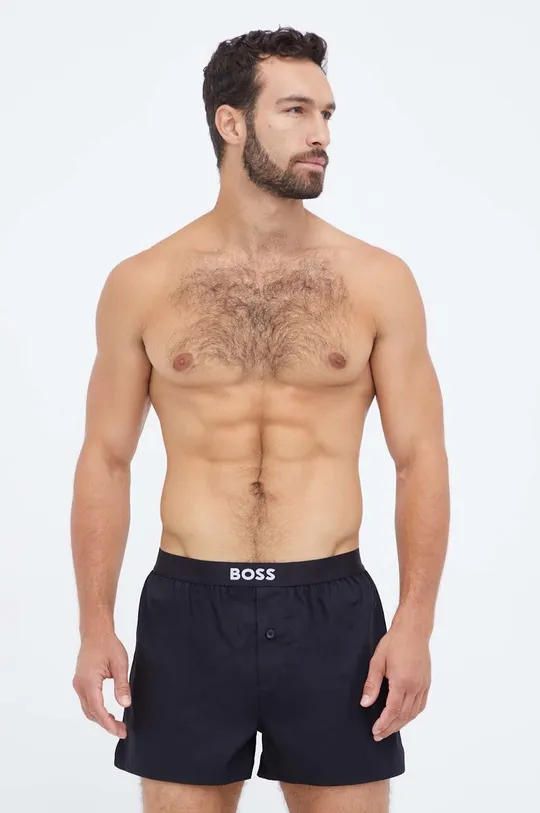 Bavlnené boxerky BOSS 2-pak béžová
