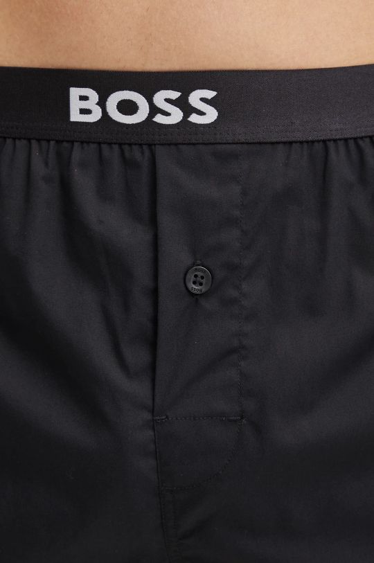 Bombažne boksarice BOSS 2-pack črna 50496091