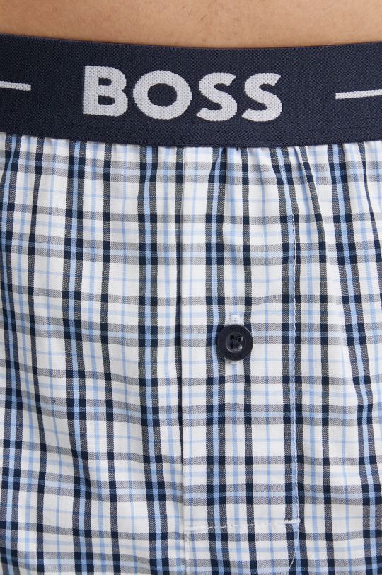 BOSS boxeri de bumbac 3-pack 50505677 bleumarin