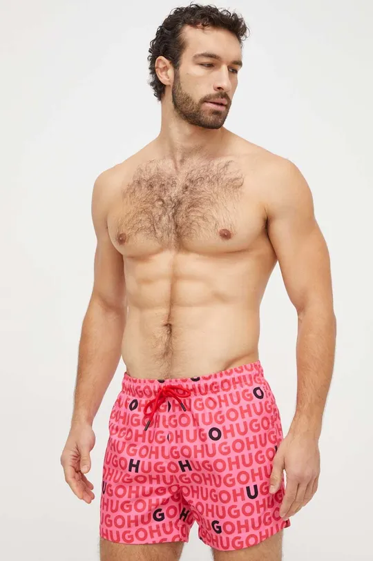 roza Kratke hlače za kupanje HUGO Muški