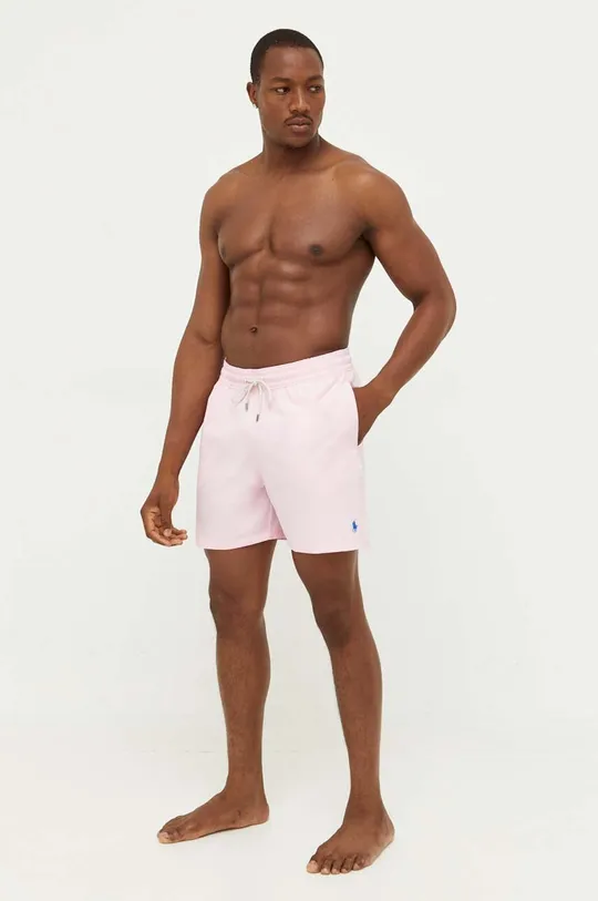 Kratke hlače za kupanje Polo Ralph Lauren roza