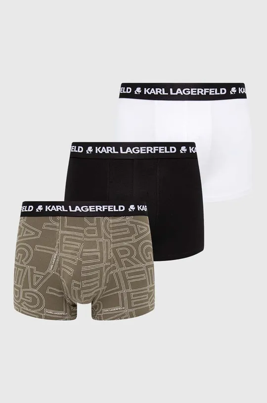 verde Karl Lagerfeld boxer pacco da 3 Uomo