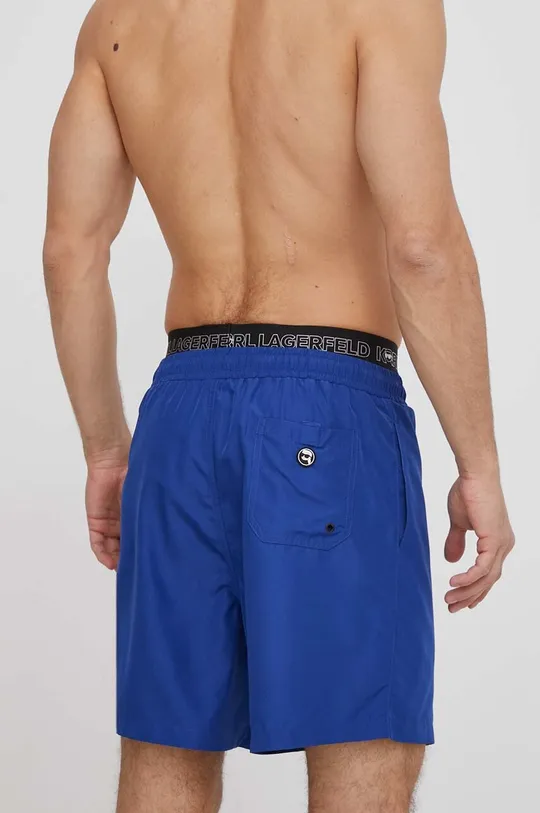 Kratke hlače za kupanje Karl Lagerfeld mornarsko plava