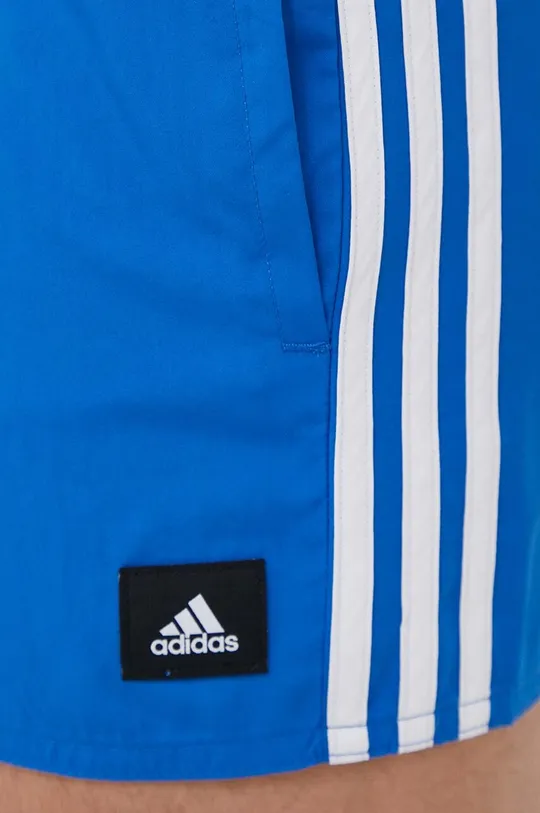 niebieski adidas Performance szorty kąpielowe 3-Stripes CLX