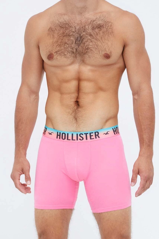 Μποξεράκια Hollister Co. 5-pack KI314.3514.900 μαύρο AW23