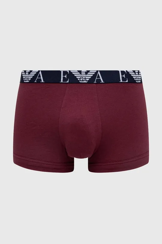Boxerky Emporio Armani Underwear 3-pak  Základná látka: 95 % Bavlna, 5 % Elastan Podšívka: 95 % Bavlna, 5 % Elastan Lepiaca páska: 87 % Polyester, 13 % Elastan