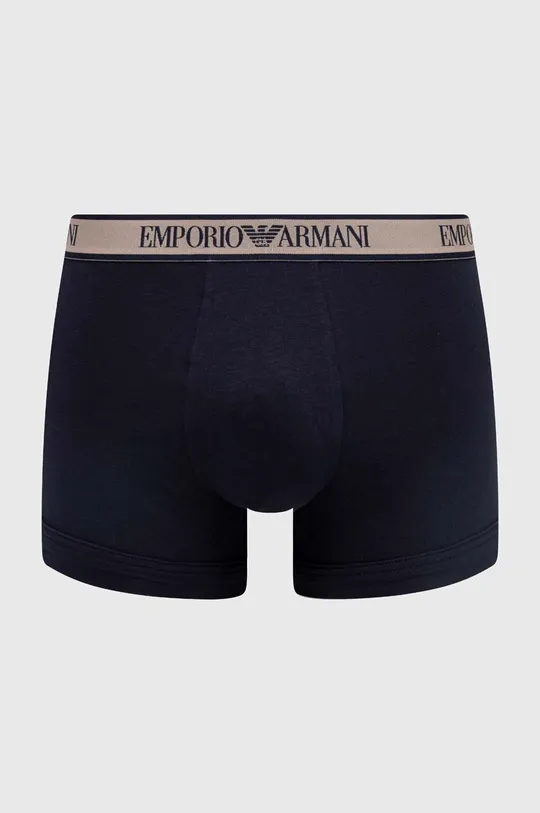 Boksarice Emporio Armani Underwear 3-pack bež