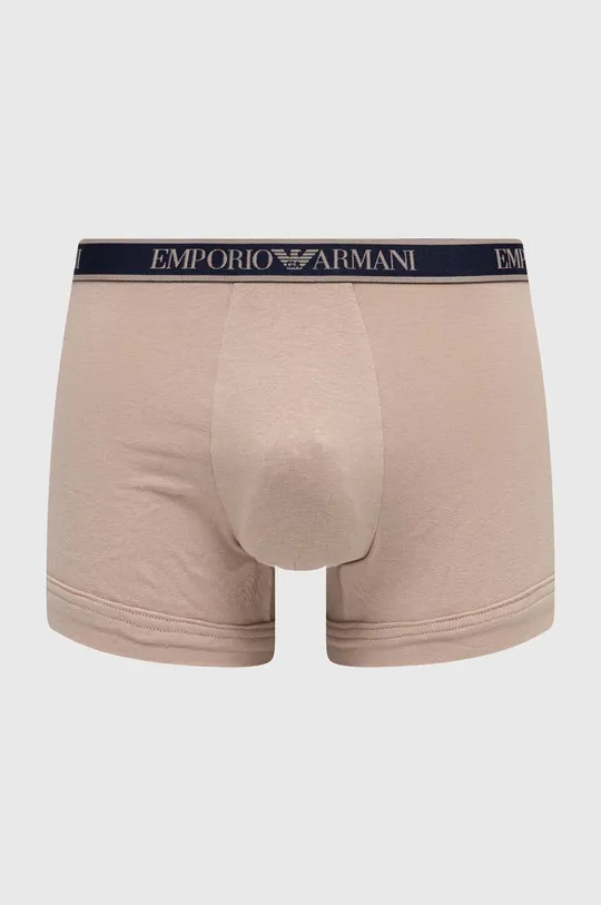 бежевый Боксеры Emporio Armani Underwear 3 шт
