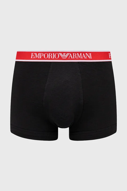 Боксери Emporio Armani Underwear 3-pack  Основний матеріал: 95% Бавовна, 5% Еластан Підкладка: 95% Бавовна, 5% Еластан Стрічка: 85% Поліестер, 15% Еластан