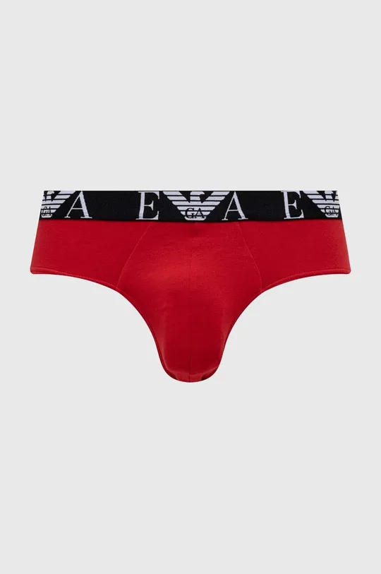 Slipy Emporio Armani Underwear 3-pak  1. látka: 95 % Bavlna, 5 % Elastan 2. látka: 87 % Polyester, 13 % Elastan