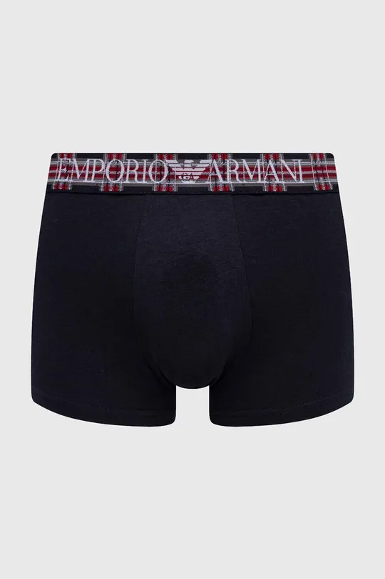 Boxerky Emporio Armani Underwear 2-pak Základná látka: 95 % Bavlna, 5 % Elastan Podšívka: 95 % Bavlna, 5 % Elastan Lepiaca páska: 70 % Polyamid, 18 % Polyester, 12 % Elastan