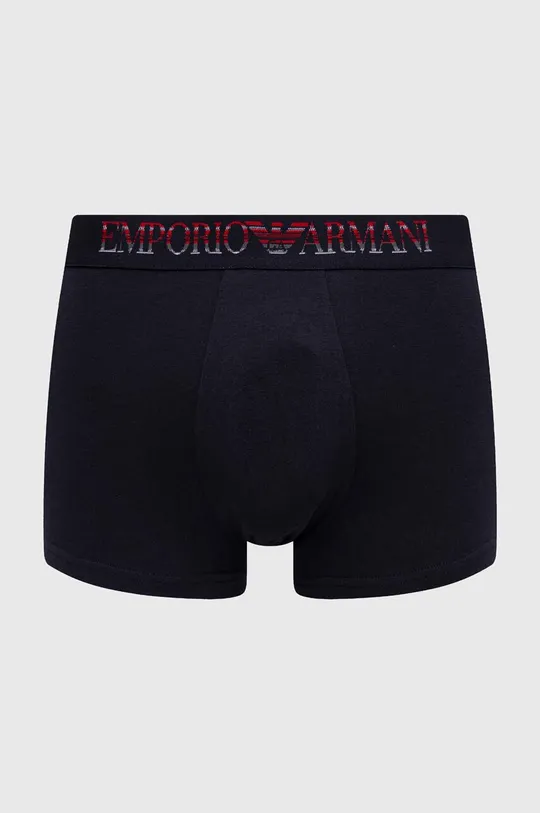 Boksarice Emporio Armani Underwear 2-pack Glavni material: 95 % Bombaž, 5 % Elastan Podloga: 95 % Bombaž, 5 % Elastan Trak: 70 % Poliamid, 18 % Poliester, 12 % Elastan
