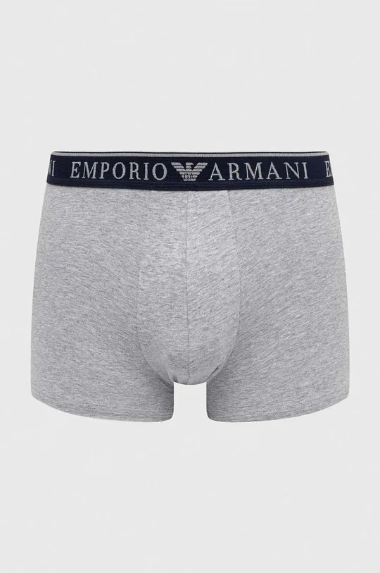 Боксеры Emporio Armani Underwear 2 шт  Основной материал: 95% Хлопок, 5% Эластан Резинка: 61% Полиэстер, 29% Полиамид, 10% Эластан