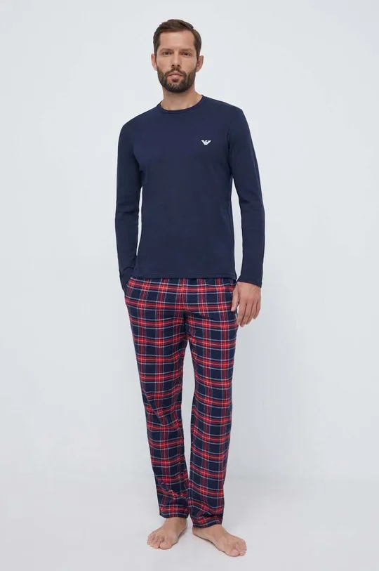 többszínű Emporio Armani Underwear pamut pizsama Férfi