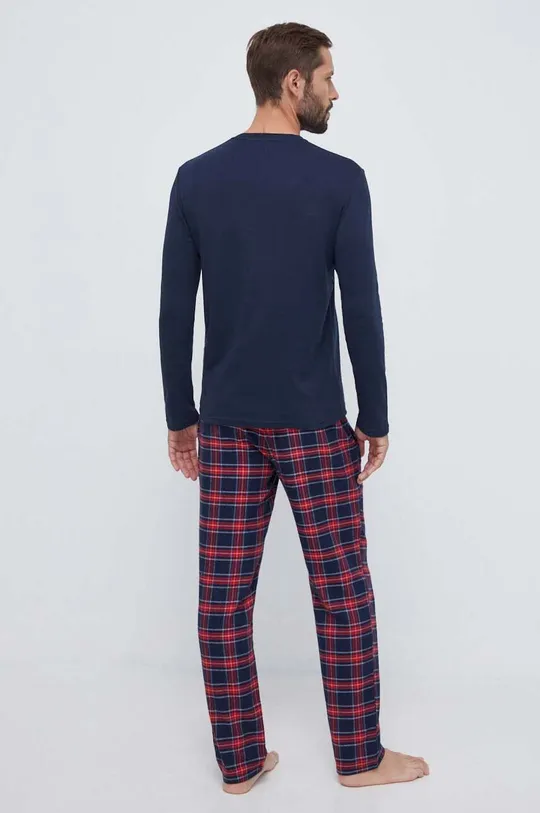 viacfarebná Bavlnené pyžamo Emporio Armani Underwear
