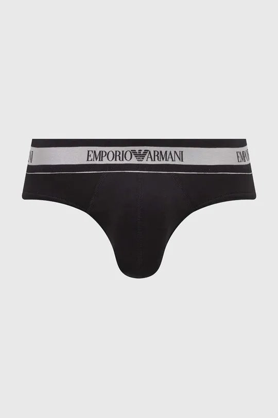 čierna Slipy Emporio Armani Underwear Pánsky