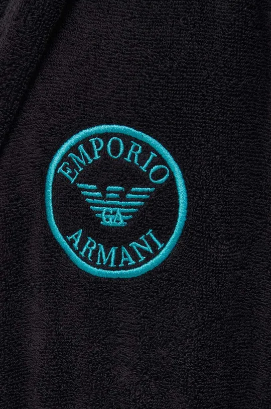 чёрный Халат Emporio Armani Underwear