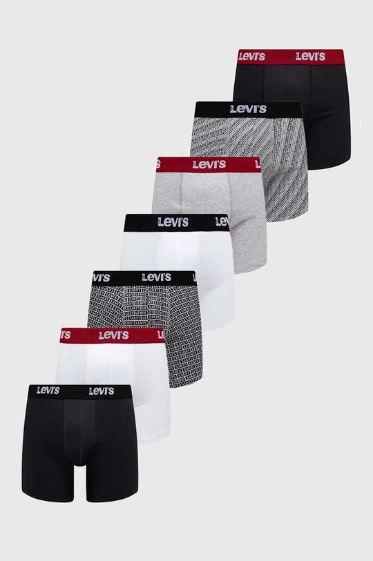 μαύρο Μποξεράκια Levi's 7-pack Ανδρικά