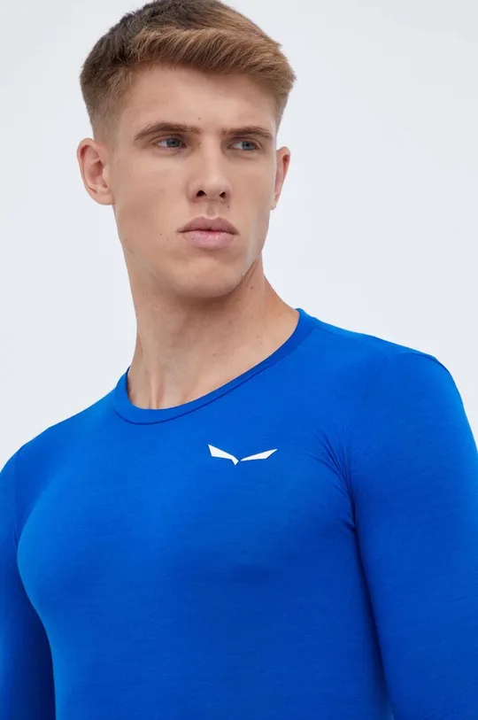 mornarsko plava Funkcionalna majica dugih rukava Salewa Zebru Fresh Muški