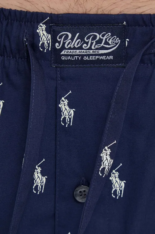 mornarsko plava Pamučni donji dio pidžame Polo Ralph Lauren