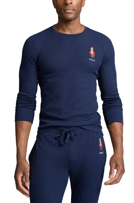 Odzież Polo Ralph Lauren piżama 714915966 niebieski