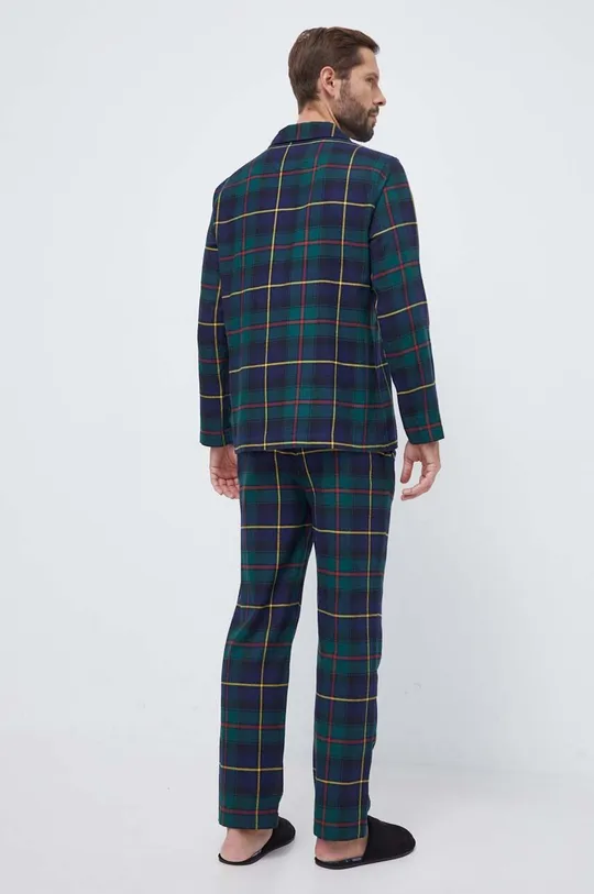 Βαμβακερές πιτζάμες Polo Ralph Lauren πράσινο