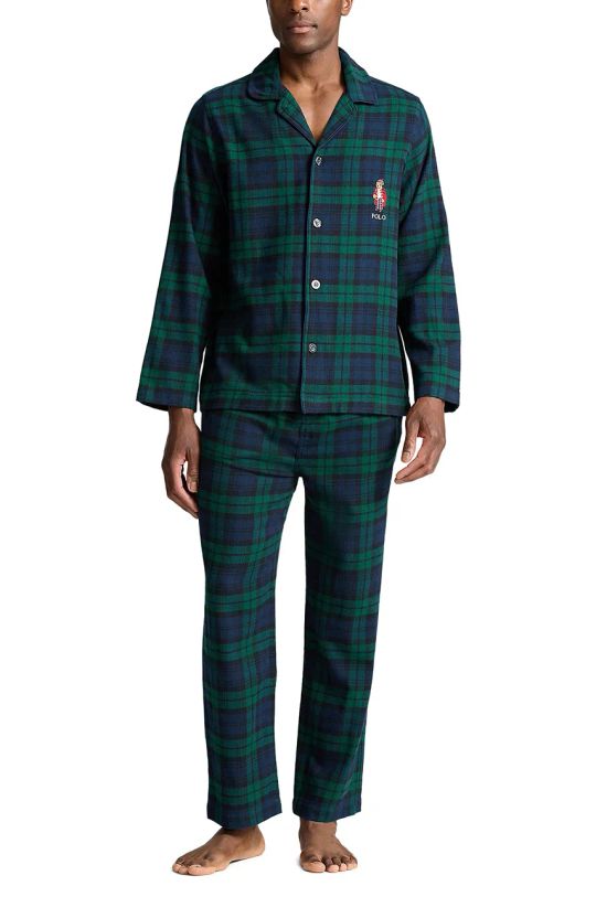 Polo Ralph Lauren pijamale de bumbac set multicolor 714915985