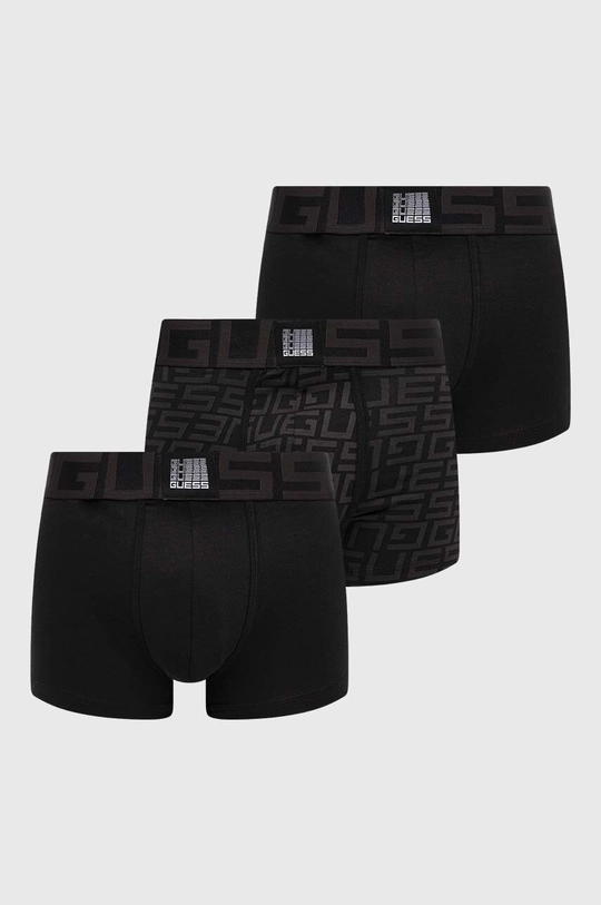 nero Guess boxer pacco da 3 Uomo