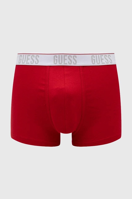 czerwony Guess bokserki 3-pack