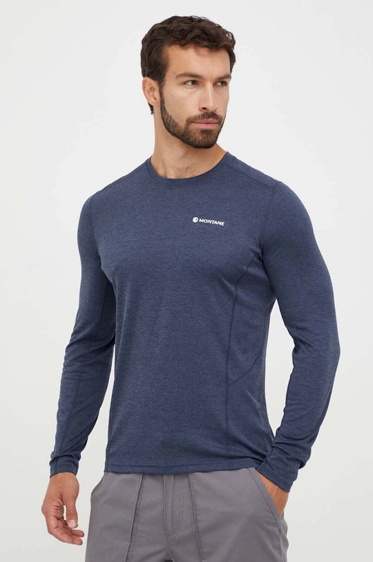 granatowy Montane longsleeve funkcyjny Dart Męski