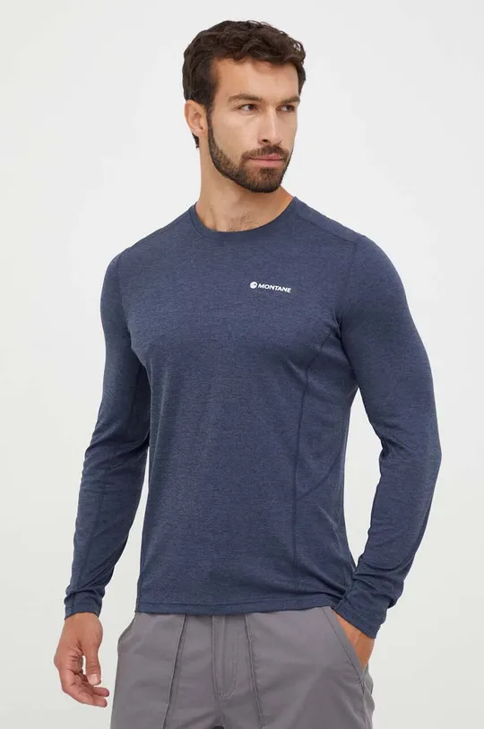 mornarsko modra Funkcionalna majica z dolgimi rokavi Montane Dart Moški
