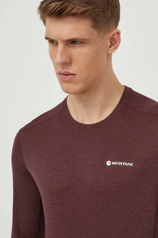 fialová Funkčné tričko s dlhým rukávom Montane Dart Pánsky