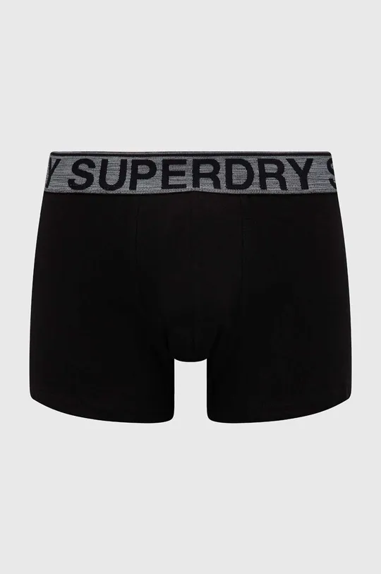 Боксери Superdry 3-pack чорний