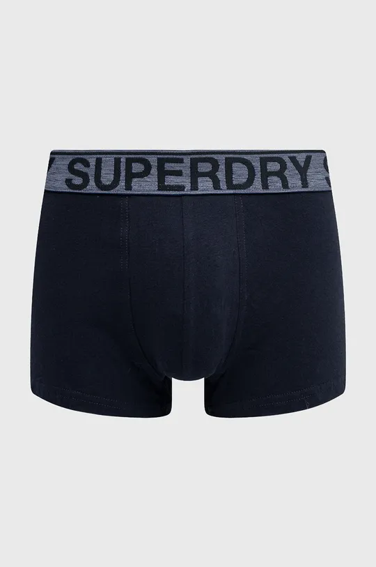 Superdry boxer pacco da 3 blu navy
