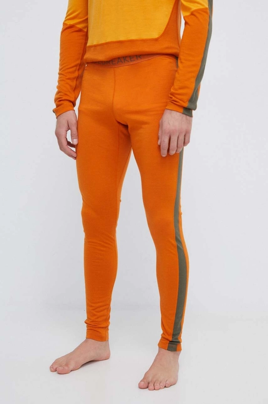 arancione Icebreaker leggins funzionali 200 Oasis Sonebula Uomo