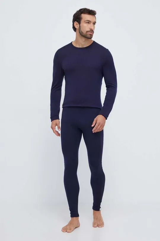 Icebreaker longsleeve funkcyjny Merino 260 Tech granatowy