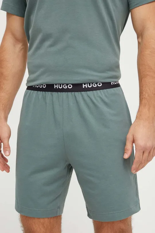 Пижамные шорты HUGO зелёный