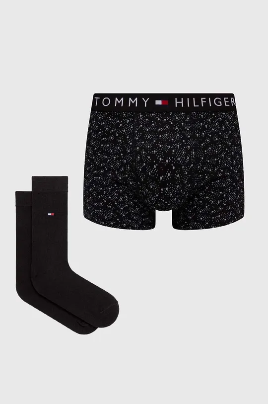 чорний Комплект боксерів і шкарпеток Tommy Hilfiger Чоловічий