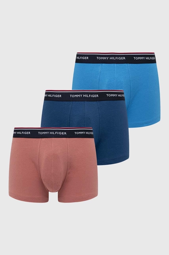 niebieski Tommy Hilfiger bokserki 3-pack Męski