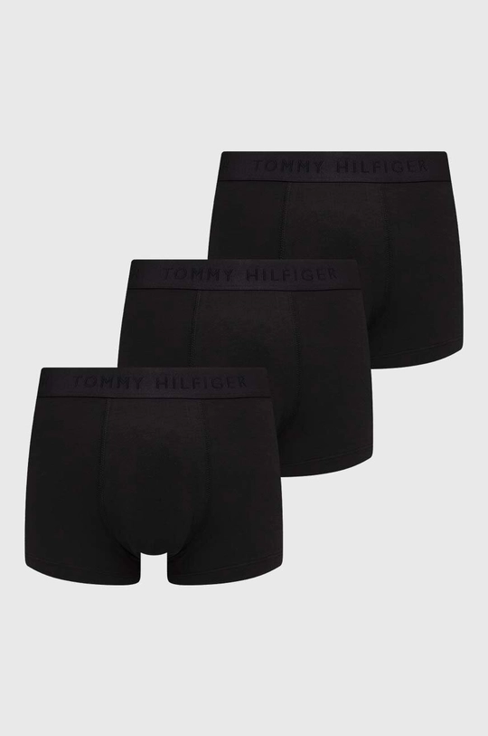 czarny Tommy Hilfiger bokserki 3-pack Męski