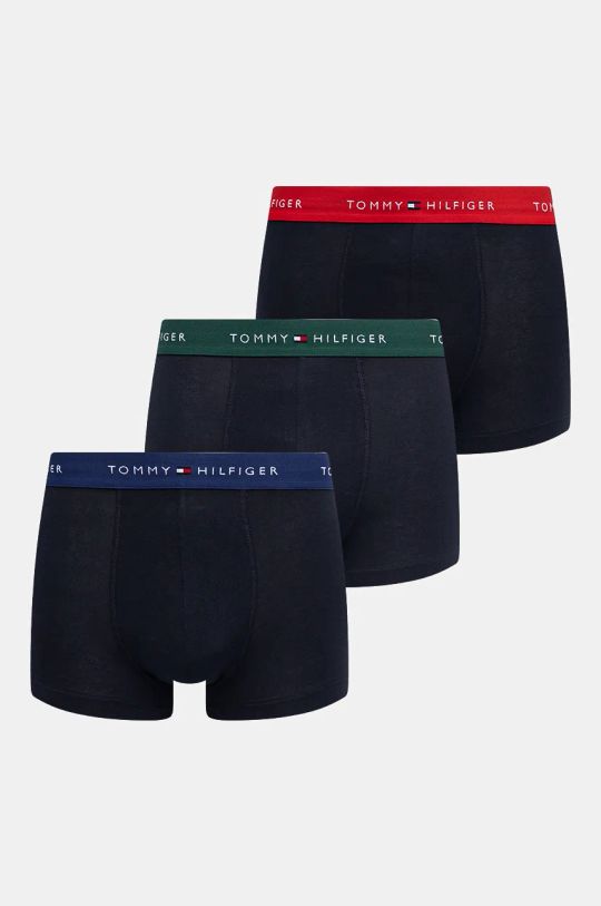 Боксерки Tommy Hilfiger (3 броя) трикотаж тъмносин UM0UM02763