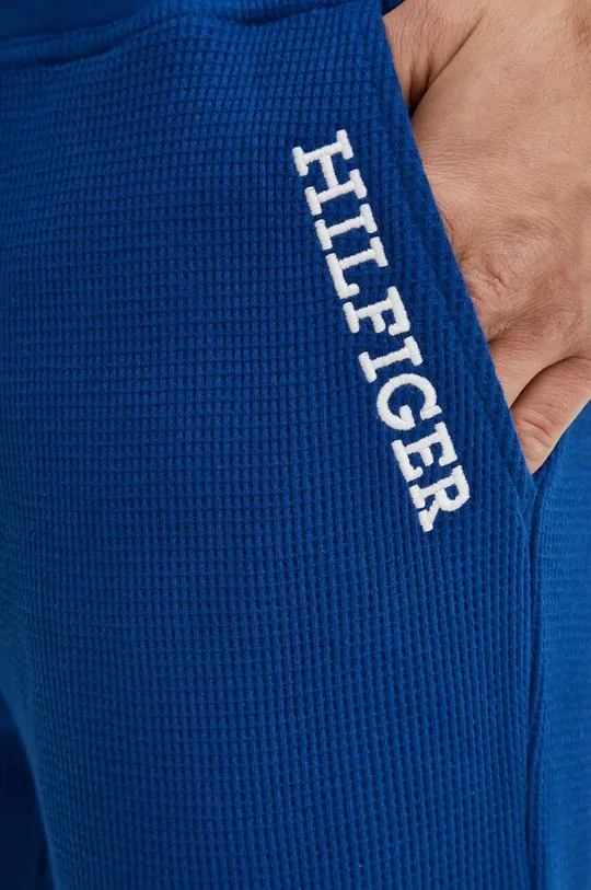 тёмно-синий Хлопковые пижамные брюки Tommy Hilfiger